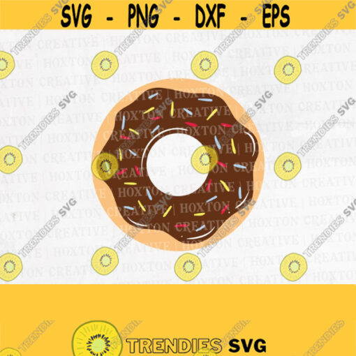 Donut Svg File Doughnut Svg Cake Svg Donut Cut File Sprinkle Donut Svg File Cutting FileDesign 498