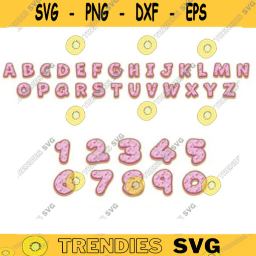 Donut letters svg donuts alphabet letters and numbers svg Alphabet donut svg donut svg donuts png alphabet donut cuttable files NUMBER copy