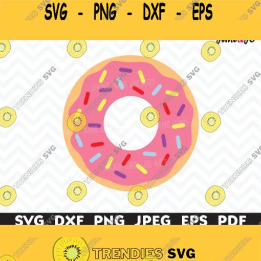 Donut svg Doughnut SVG Circut cut filesSilhouette Cut Filescake svgCandy Donut Cut FileSprinkle Donut SVG filePrintable DonutVector Design 174