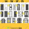 Door SVG door svg file Open Door SVG svg doors Door SVG Bundle door clipart cricut door House Door Cricut Cut Files Door Vector