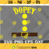 Dopey Dwarf Halloween Costume Matching Family Dopey Dwarf Svg png eps dxf digital download file Design 398