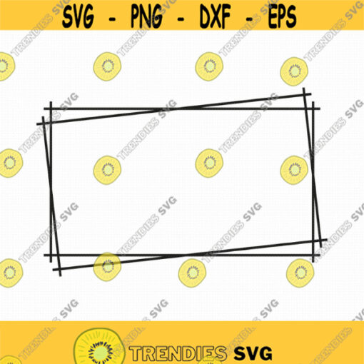 Double Rectangle Frame Svg Png Eps Pdf Files Rectangle Frame Svg Geometric Frames Border Svg Cricut Silhouette Design 12