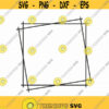 Double Square Frame Svg Png Eps Pdf Files Square Frame Svg Geometric Frames Border Svg Cricut Silhouette Design 38