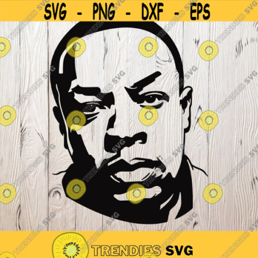 Dr. Dre SVG Cutting Files Hip hop Digital Clip Art Dr Dre Portrait SVG Files for Cricut Rap Cricut. Design 36