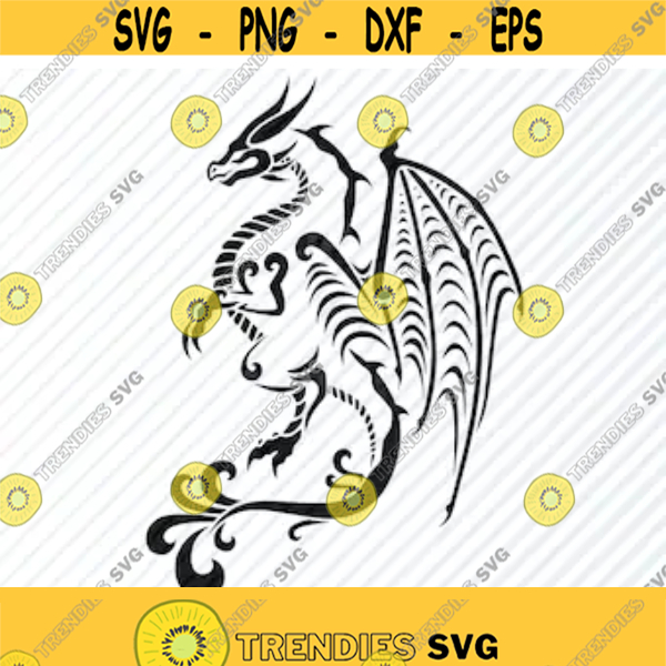Hot SVG - Dragon 4 Fantasy Svg Files Silhouette Vector Images Clipart ...