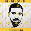 Drake SVG Cutting Files 1 Drake Portrait SVG Files for Cricut Celebrity silhouette Famous people Cricut. Design 38