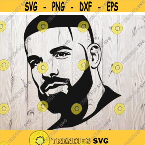 Drake SVG Cutting Files 2 Drake Digital Clip Art Artist Portrait SVG Files for Cricut Celebrity silhouette Famous people Cricut. Design 2