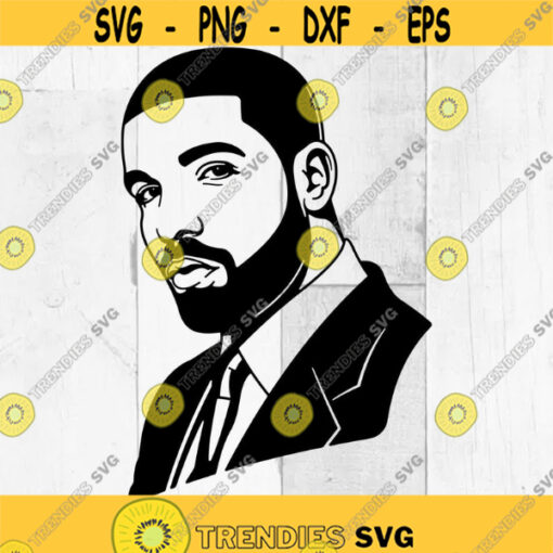 Drake SVG Cutting Files 4 Drake Portrait SVG Celebrity silhouette Famous people Cricut. Design 78