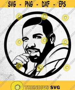 Drake Svg Cutting Files 5 Drake Portrait Svg Famous People Celebrity Silhouette Cricut. Design – Instant Download