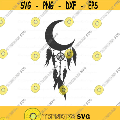 Dream catcher svg moon svg moon dream catcher svg png dxf Cutting files Cricut Funny Cute svg designs print for t shirt Design 139