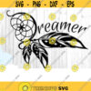 Dreamer Dream Catcher SVG Dream Catcher SVG Files For Cricut Feather Svg Dreamer SVG Dream Catcher Shirt Iron On Transfer .jpg