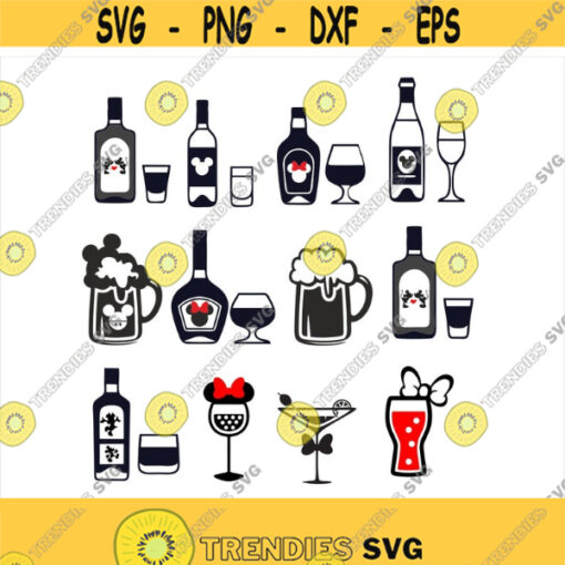 Drinking Disney Disney Svg Svg SVG PNG Cut Files Design 43