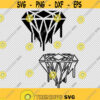 Dripping Diamond SVG PNG EPS File For Cricut Silhouette Cut Files Vector Digital File