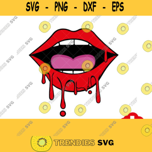 Dripping Lip Svg File For Cricut Silhouette valentine svg for t shirt Gift. 381