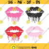 Dripping lips SVG lips SVG png dxf Cutting files Cricut Cute svg designs print Design 28