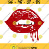 Dripping lips svg halloween svg vampire svg vampire fangs svg png dxf Cutting files Cricut Funny Cute svg designs print for t shirt Design 182