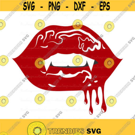 Dripping lips svg halloween svg vampire svg vampire fangs svg png dxf Cutting files Cricut Funny Cute svg designs print for t shirt Design 182