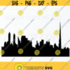 Dubai Skyline SVG Files For Cricut City skyline Clipart City silhouette Files Eps Dubai Png Dxf Clip Art Cityscape UAE Svg Skyline Design 237