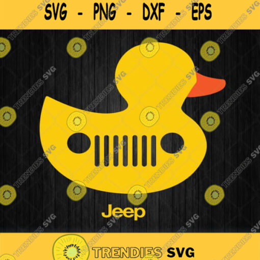 Duck Duck Jeep Grille Svg Png Clipart Silhouette