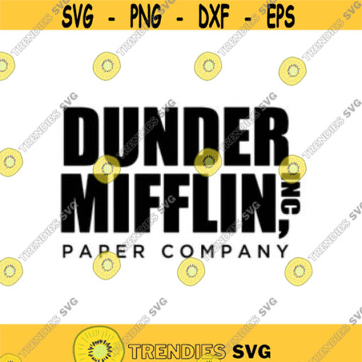 Dunder Mifflin Decal Files cut files for cricut svg png dxf Design 14