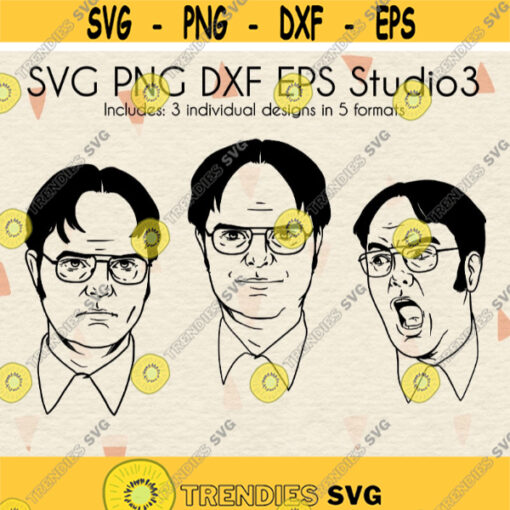 Dwight SVG Cut Files Office Design Digital Download svg dxf png eps studio3Design 43.jpg