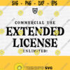 EXTENDED LICENSE Unlimited Personal and Commercial UseDesign 707
