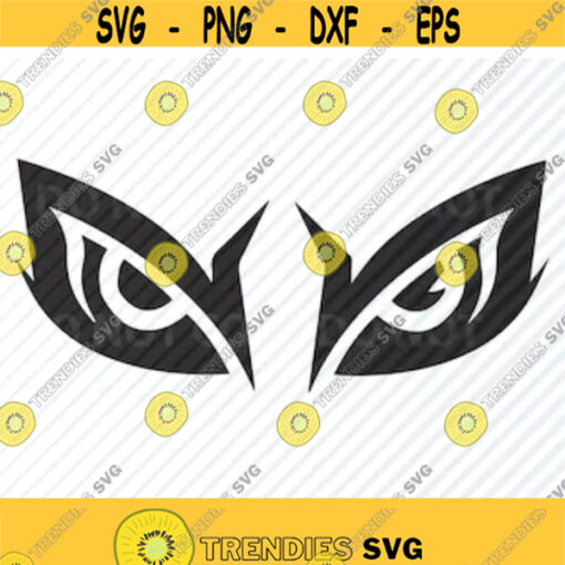 Eagle Eyes SVG Files Clipart Clip Art Silhouette Vector Images Cutting Files SVG Image For Cricut America Eagles Eyes Eps Png Dxf owl Design 34