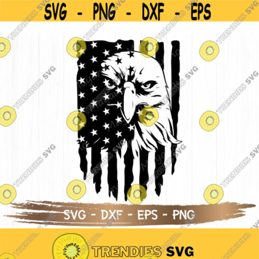 Eagle through Flag svg Eagle svg american flag svg Cut File Clipart Files for Cricut Instant Download Design 86