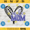 Eagles Mom Football SVG Team Spirit Heart Sport png jpeg dxf Commercial Use Vinyl Cut File Mom Dad Fall School Pride Cheerleader 420