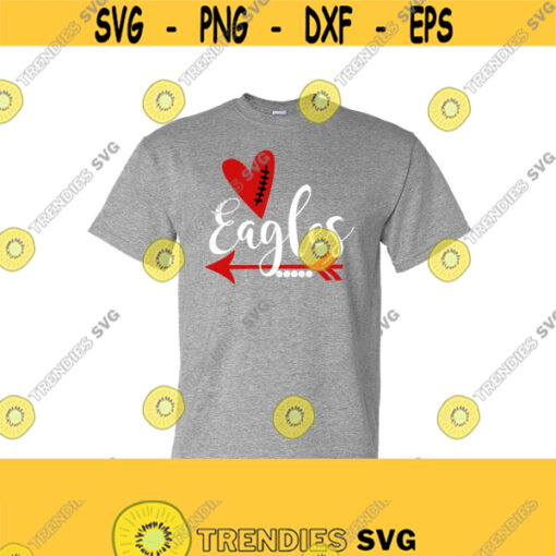 Eagles Svg Football Svg School Mascot Svg Football T Shirt SVG SVG DXF Eps Ai Png Jpeg Pdf Instant Download Svg
