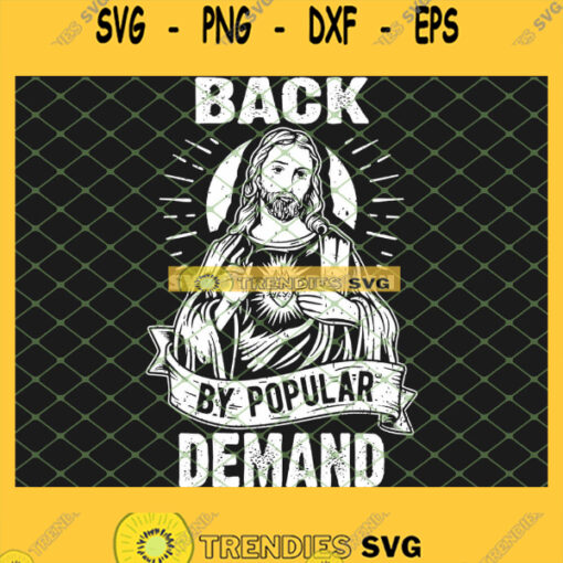 Easter Basket Stuffers Jesus Back By Popular Demand SVG PNG DXF EPS 1