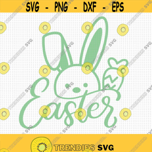 Easter Bunny Carrot SVG Easter Bunny SVG Easter SVG Easter shirt Svg Easter Carrot Svg Easter Cut Files Kids Easter shirt Svg Bunny Design 252