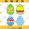 Easter Bunny Cuttable Design Pack SVG PNG DXF eps Designs Cameo File Silhouette Design 887