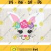 Easter Bunny SVG EPS JPG png dfx Digital Download cute bunny face ears svg for cricut Design 753