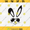 Easter Bunny Sunglasses Easter Boy svg png jpg eps dxf studio.3 Cut files for Cricut and Silhouette Clipart Instant Download. Design 152