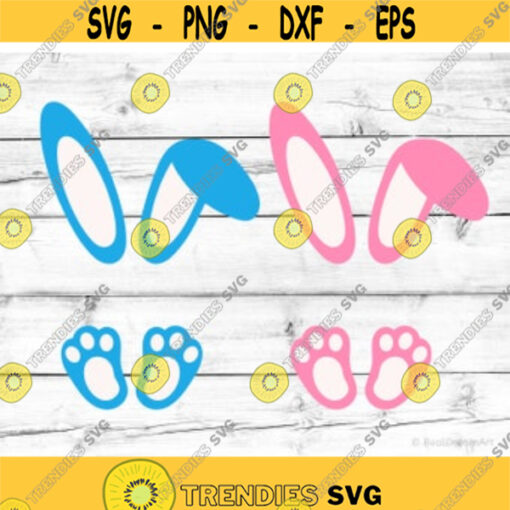 Easter Bunny Svg Bundle Easter Svg Files For Cricut Rabbit Svg Plaid Svg Mermaid Scales Svg Easter Clipart Iron On Transfer .jpg