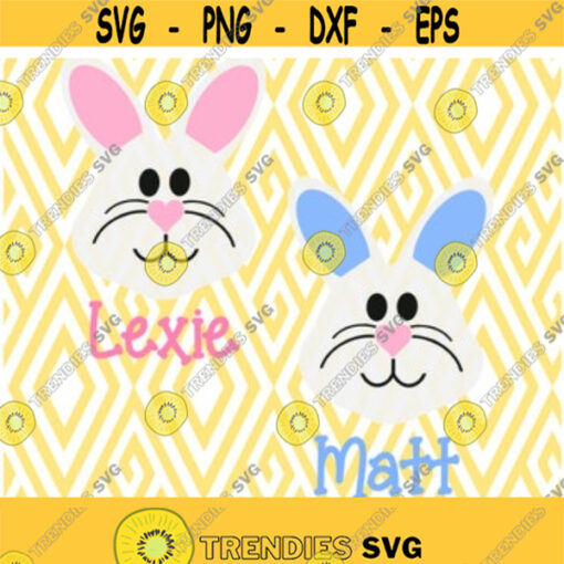 Easter Bunny Svg Bunny Svg Rabbit Svg Easter Svg digital Cut Files Instant Download Svg SVG DXF PNG Ai Pdf Eps Design 8