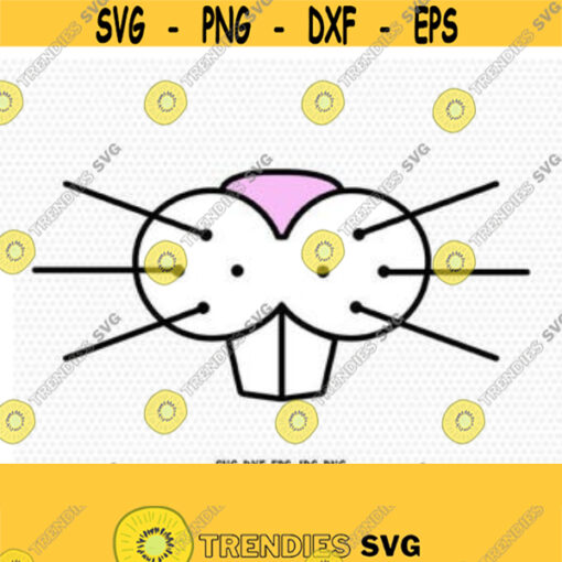 Easter Bunny face Svg Easter Svg Easter Bunny mouth teeth SvgEaster Cut FileBunny face SvgCriCut Files svg jpg png dxf Silhouette cameo Design 25