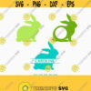 Easter Bunny svg Easter svg Rabbit svg Easter Bunnies Monogram frames CriCut Files frame Cricut download svg jpg png dxf Silhouette cameo Design 641