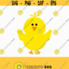 Easter Chick Svg Chick Silhouette Svg Baby Chicken Svg Easter svg Easter Cut File cut Files Cricut svg jpg png dxf Silhouette cameo Design 43