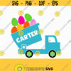 Easter Dump Truck SVG Easter Truck svg Easter boy Svg Easter eggs CriCut Files frame svg jpg png dxf Silhouette cameo Design 514