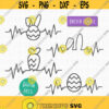 Easter EKG Heartbeat SVG Easter Bundle Svg Bunny Ears Svg Bunny Egg Svg Easter Egg Svg Carrot Svg Easter Nurse Svg Heartbeat Svg Design 155