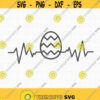 Easter Egg EKG Heartbeat Svg Easter Egg Svg Easter Svg Heartbeat Svg Easter Nurse Svg Easter Medical Assistant Svg Easter Shirt Svg Design 286