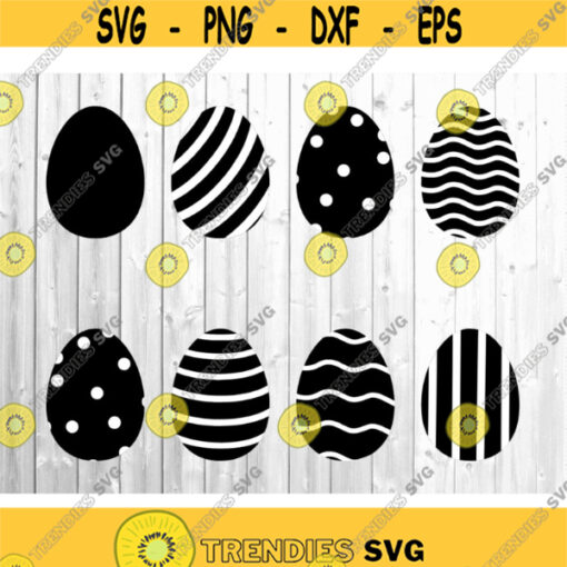 Easter Egg Svg Easter Egg Bundle Easter Egg Silhouette Easter Egg Set Svg for Easter Easter Egg Clipart Svg Files for Cricut.jpg