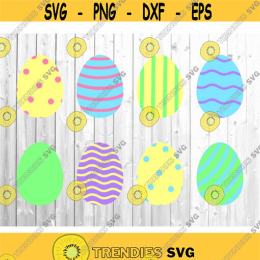 Easter Egg Svg Egg Silhouette Svg Easter Egg Bundle Easter Egg Set Svg for Easter Easter Egg Clipart Svg Files for Cricut.jpg