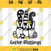 Easter Gnome SVG Easter Svg Easter Blessings Svg Gnome Svg Cute Easter Svg Three Gnomes Svg Svg Files For Cricut Sublimation Designs