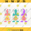 Easter Gnomes Svg Easter Svg Gnome Svg Dxf Png Easter Clipart Easter Bunny eggs Svg bunny ears svg bunny Svg File Siilhouette Cricut Design 543