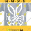 Easter Monogram SvgBunny Monogram Svg Bunny Svg Bnny Sublimation SVG DXF PNG Eps Ai Pdf Jpeg Digital Cut Files