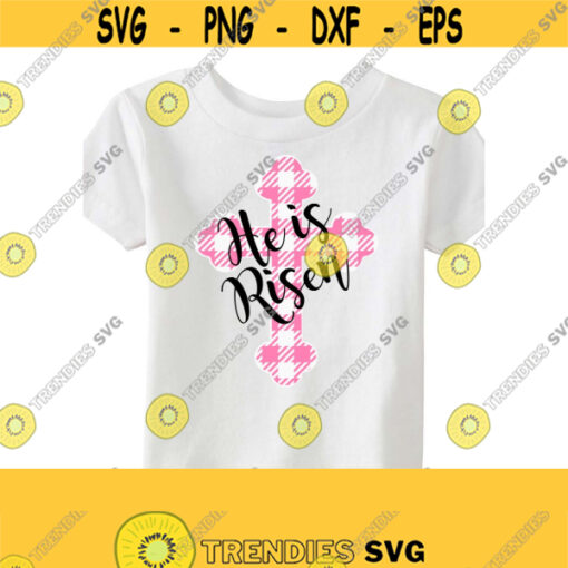 Easter SVG He is Risen SVGEaster Cross Svg Christian Svg Easter Sublimation Digital Cut Files Clip Art Svg Eps Ai Pdf Png Jpeg Design 611