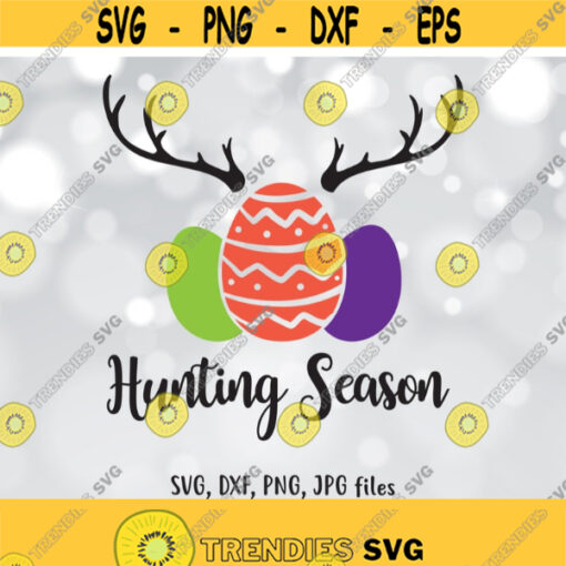 Easter SVG Hunting Season svg Easter egg hunt svg Bunny svg Files for silhouette Files for cricut dxf Vector file Boy egg hunt Design 360